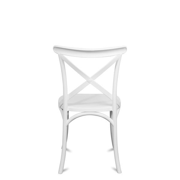 Silla x blanca en plastico