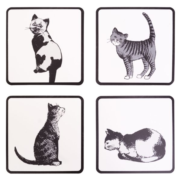 Set portavasos gatos - Imagen 2