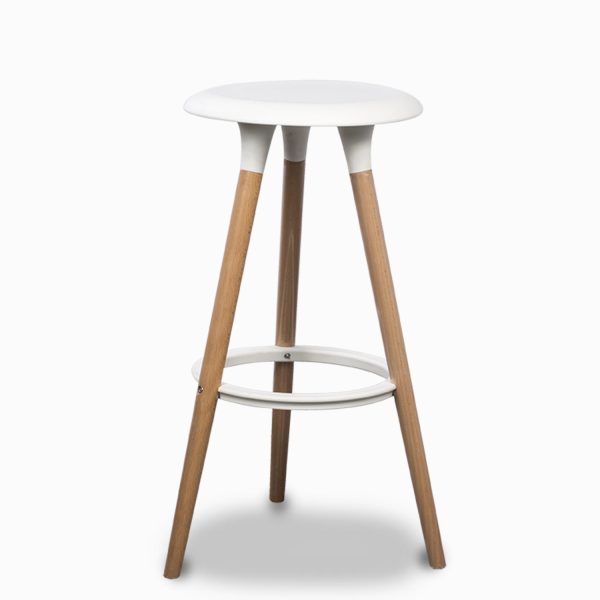 Silla bar delta blanca