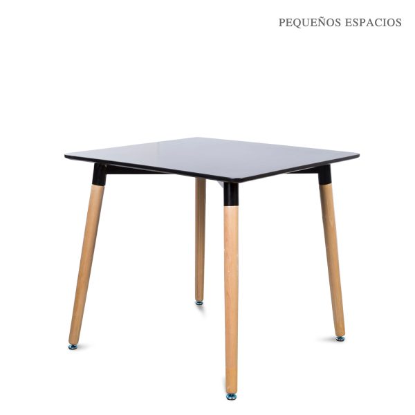 Mesa delta cuadrada negra - Imagen 2