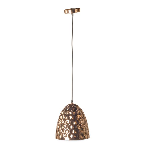 Lámpara colmena oval copper