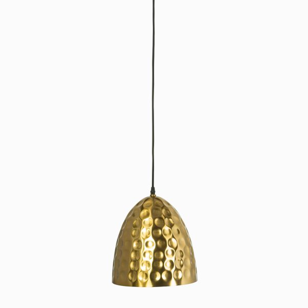 Lámpara colmena oval brass