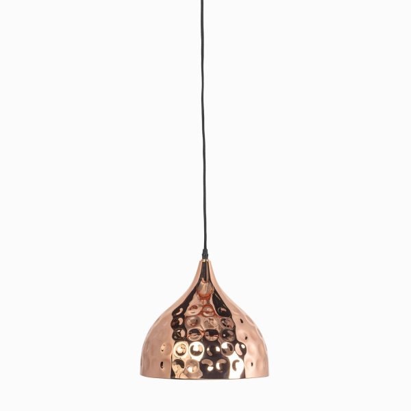 Lámpara colmena triangulo copper