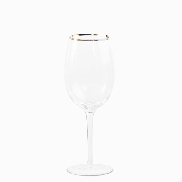 Copa vino borde dorado - Imagen 2