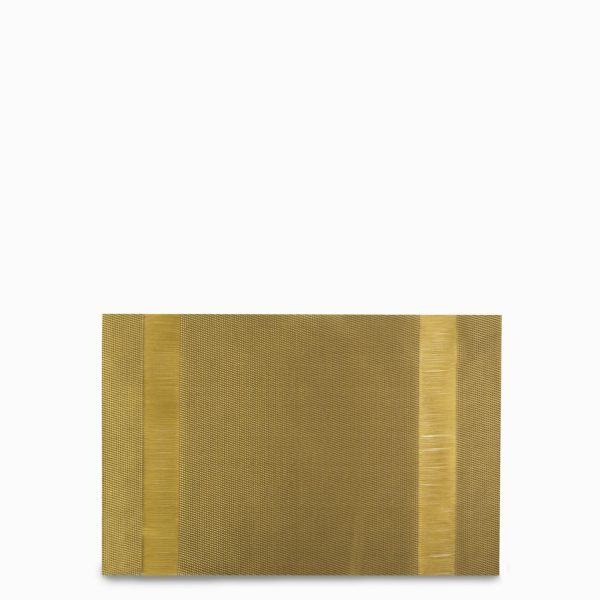 Individual franjas dorado - Imagen 2