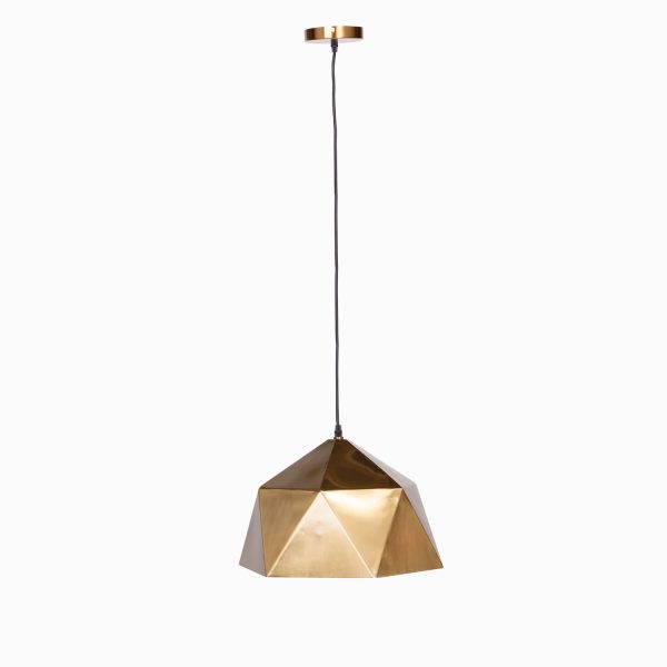 Lámpara diamante brass