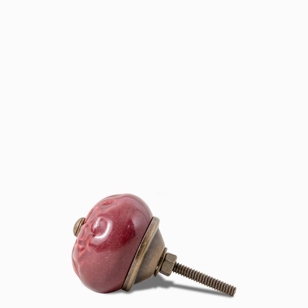 Pomo flor vinotinto