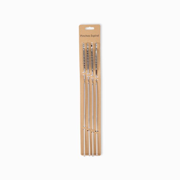 Set de pinchos en espiral x 4