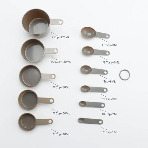 Tazas  medidoras gris x 11 - Imagen 2