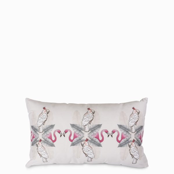 Cojin pequeno 50x30 flamingo claro