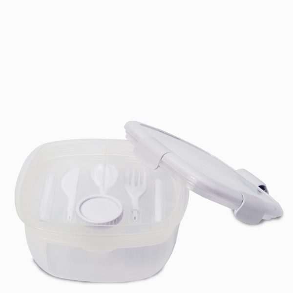 Lonchera hermetica blanco 1840 ml - Imagen 2