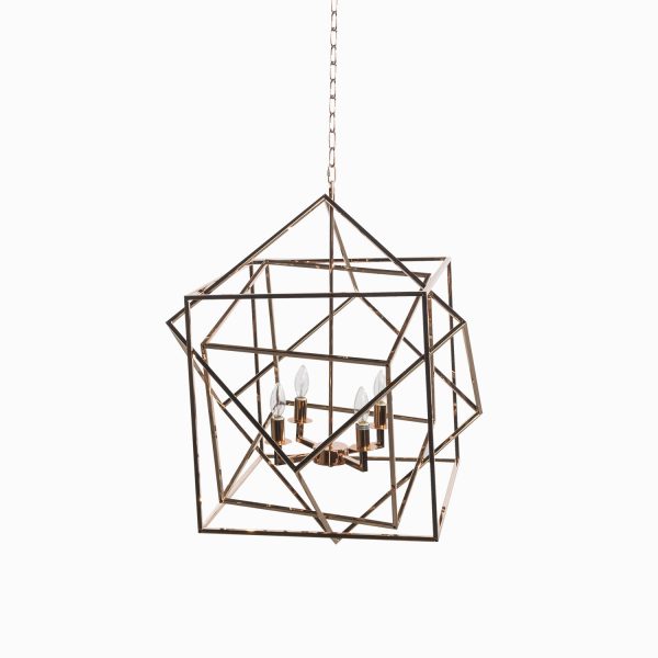 Lámpara cubo copper