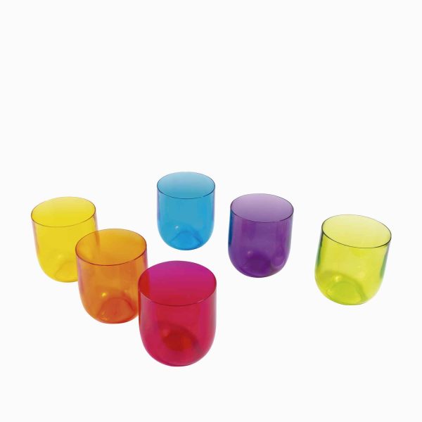 Vasos u en colores flexi set x 6 - Imagen 2