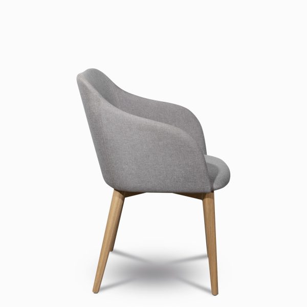 Poltrona olimpo gris claro 56.5x52x82.5 - Imagen 2