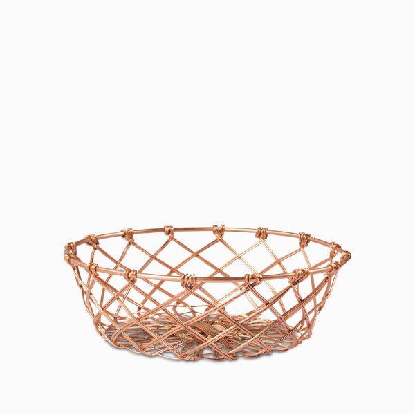 Canasta malla copper 7.6x22.9x22.9