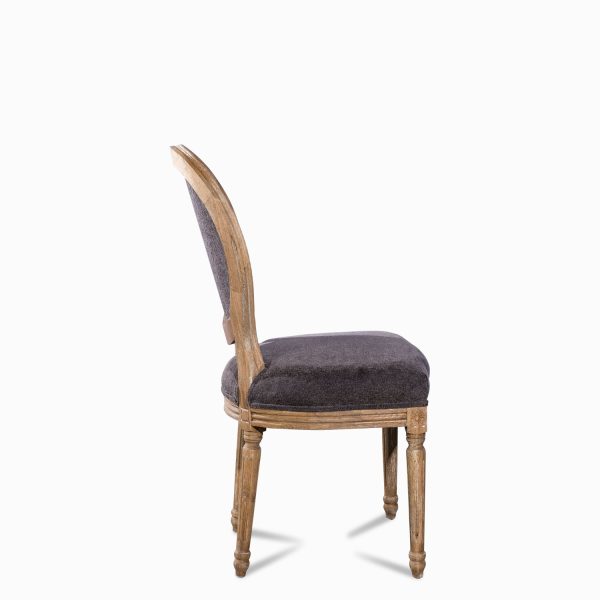 Silla comedor redonda gris - Imagen 2