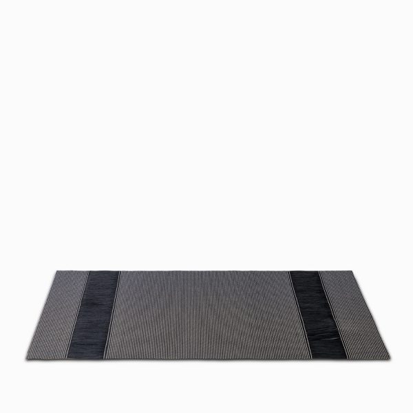 Individual franjas negro pvc - Imagen 2