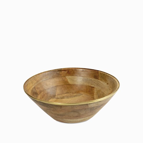 Bowl madera y brass - Imagen 2