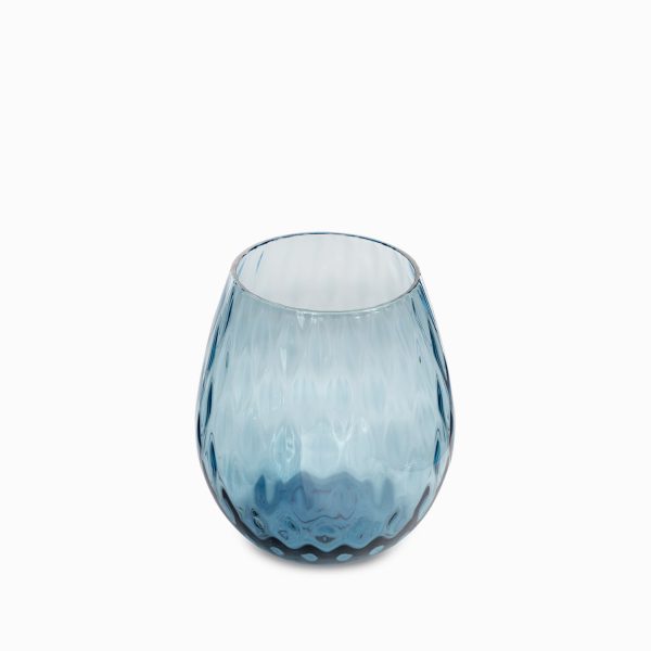 Vaso rombos azul - Imagen 2