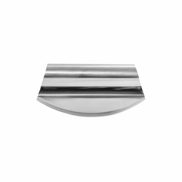 Cuchillo mezzaluna en acero inox
