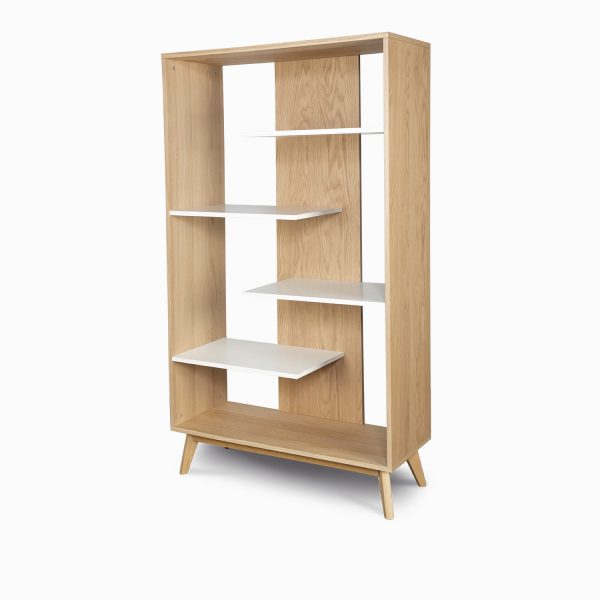 Estanteria massaro maderablanc180x100x40 - Imagen 2