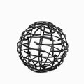 Bola lineas negra 10x10cm - Imagen 2