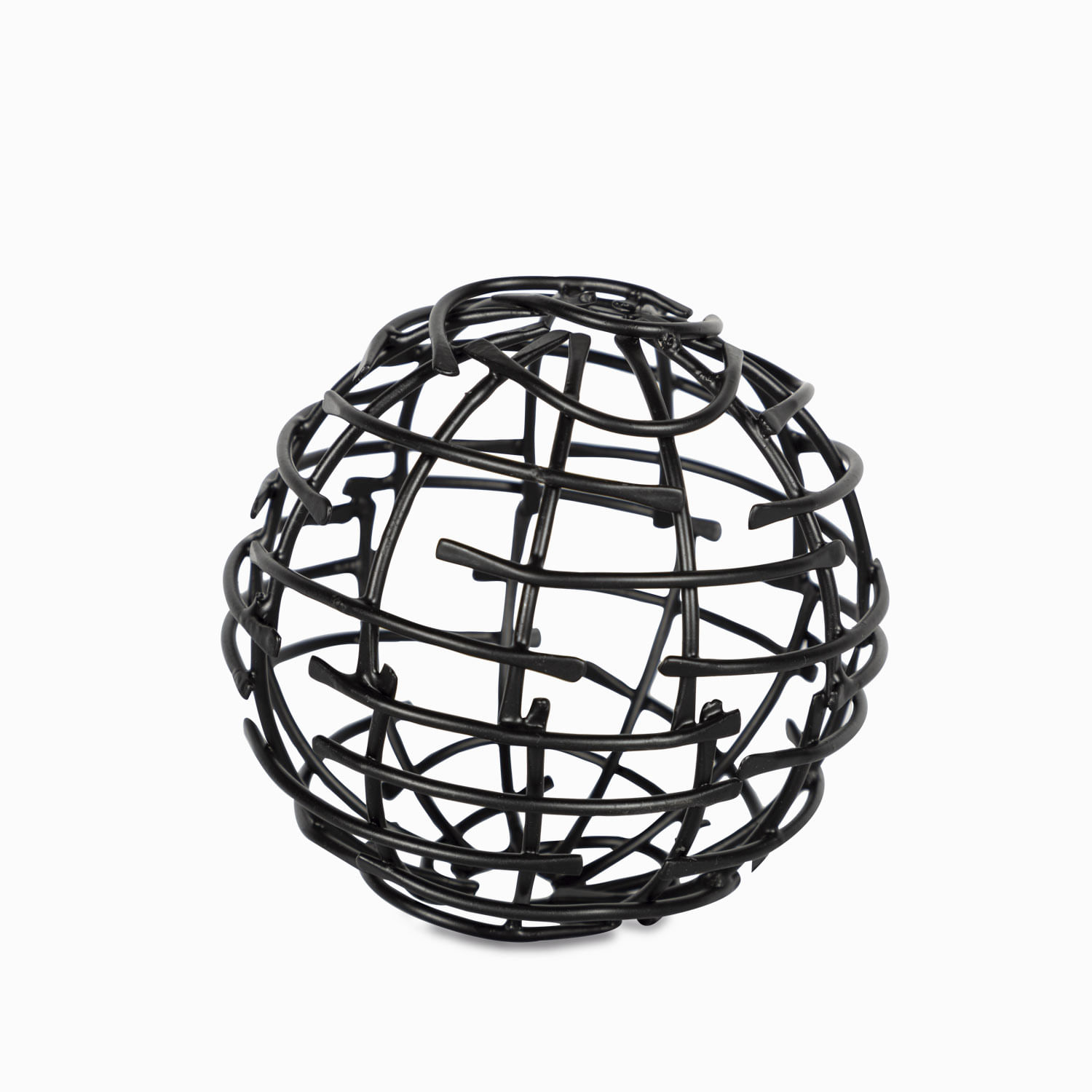 Bola lineas negra 10x10cm