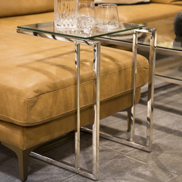 Mesita francy plateada 58x40x45 - Imagen 2
