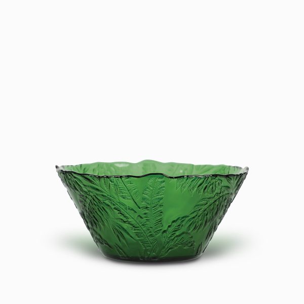 Tazon hojas verde 18x5.5 cm