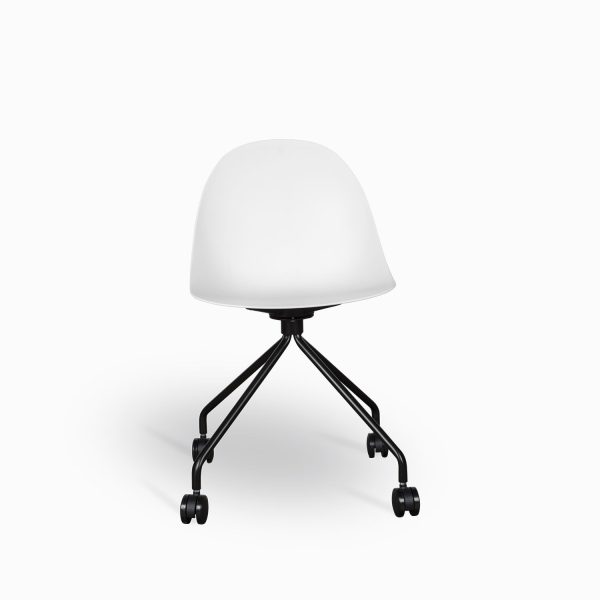 Silla escritorio peek blanca - Imagen 2