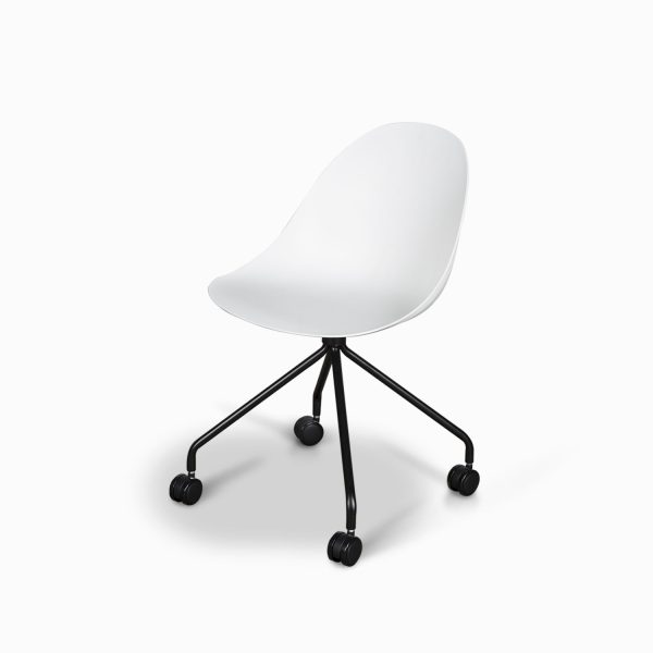 Silla escritorio peek blanca