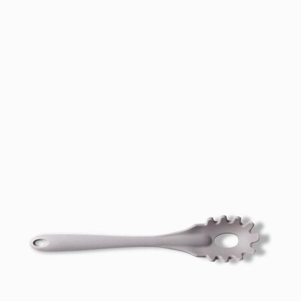 Cuchara pasta en silicona gris
