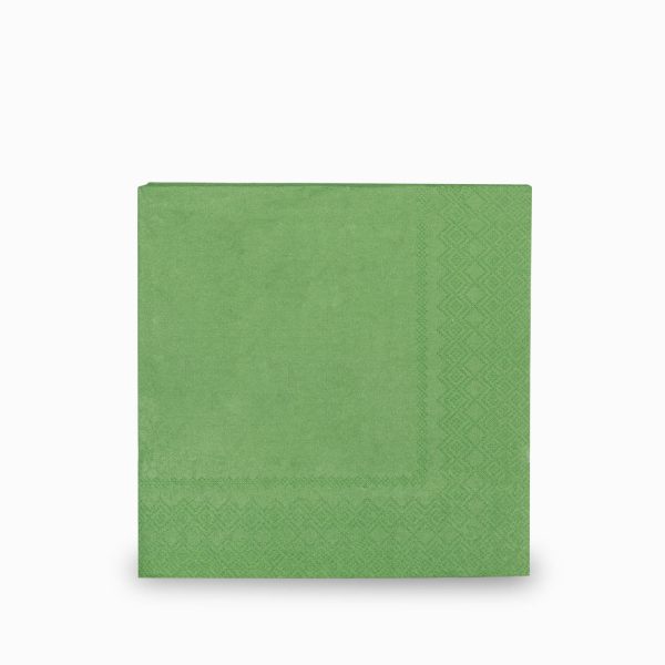 Servilletas verdes planas