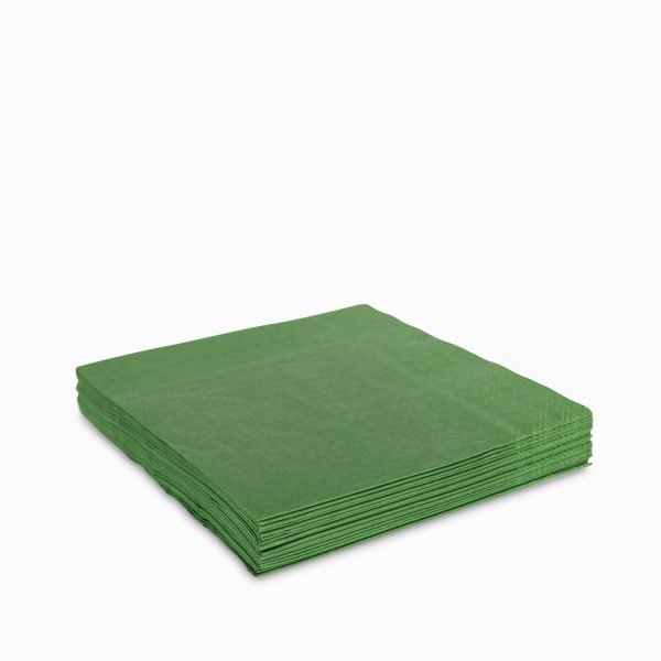 Servilletas verdes planas - Imagen 2