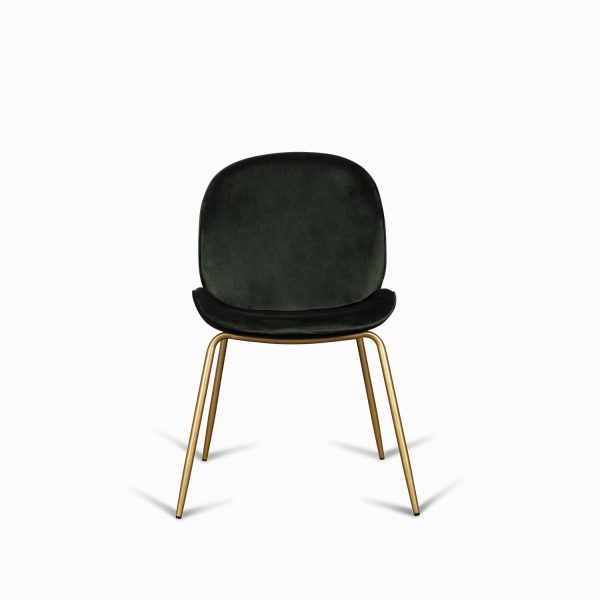 Silla comedor cleo velvet verde - Imagen 2