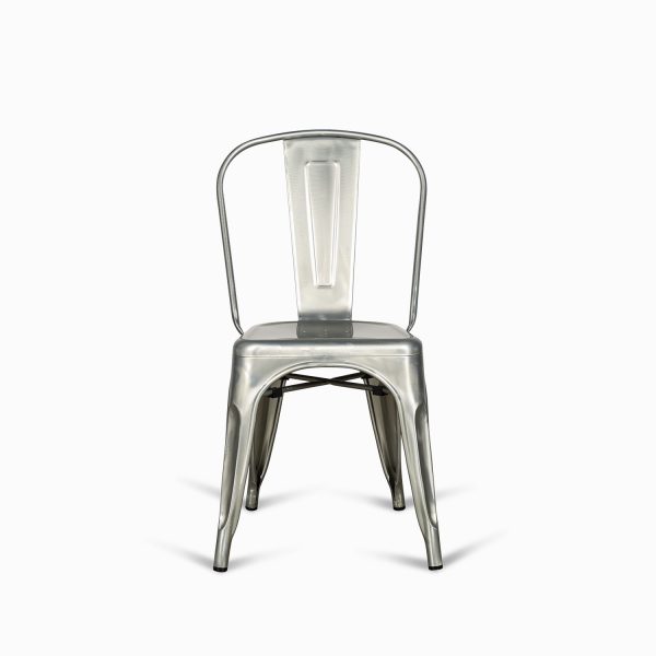 Silla comedor industrial galvanizada - Imagen 2