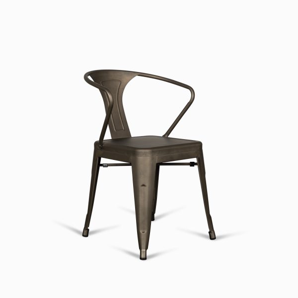 Silla comedor industrial brazo peak gun