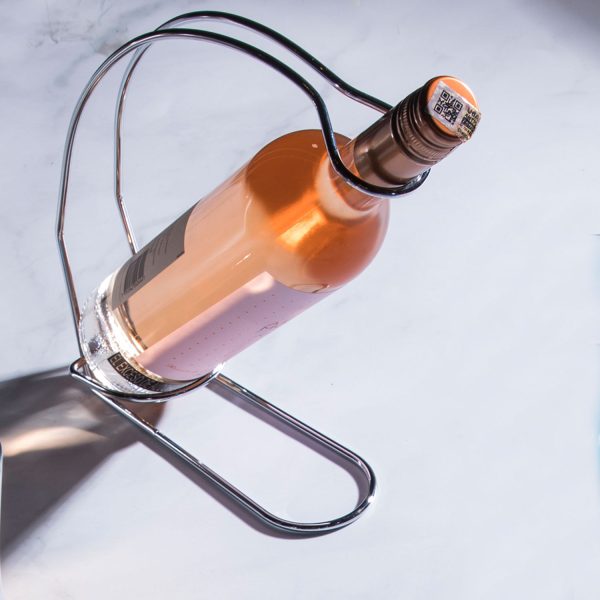 Soporte para botella de vino en alumino - Imagen 2