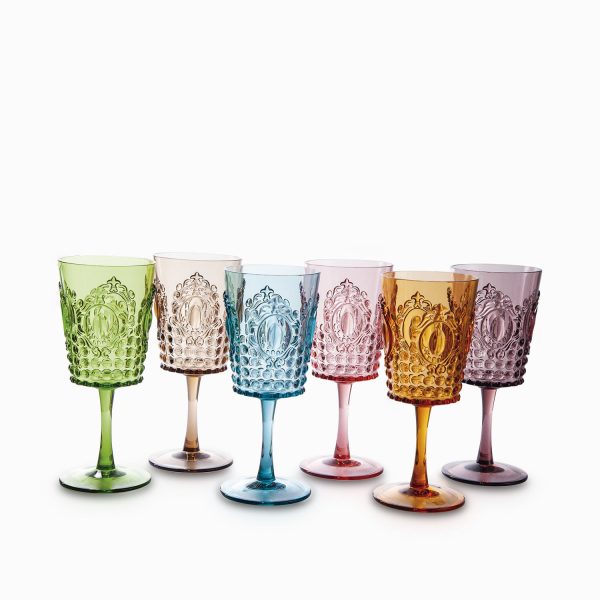 Set copas real en colores x 6