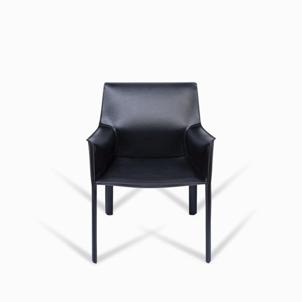 Silla verona brazos negra