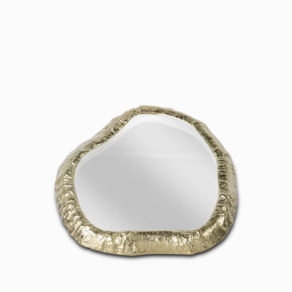 Espejo  irregular dorado  36.5x3x35 cm - Imagen 2