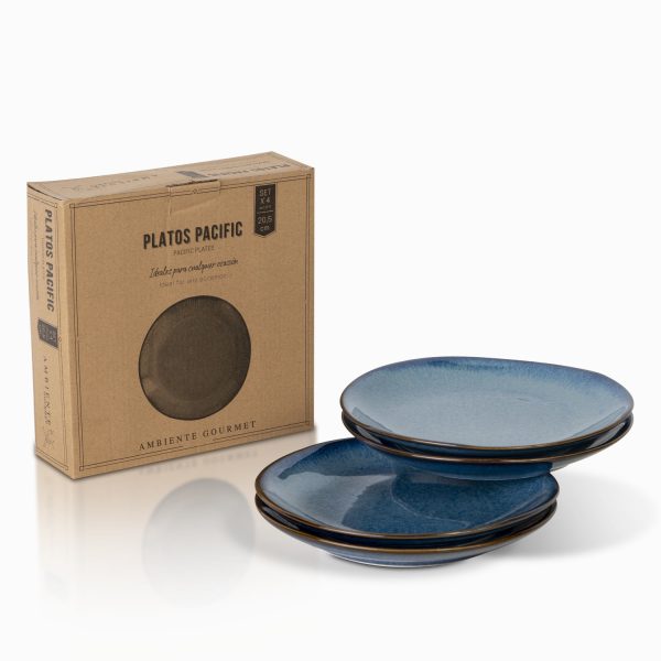 Plato mediano pacific 20.5 cm set x 4 - Imagen 2