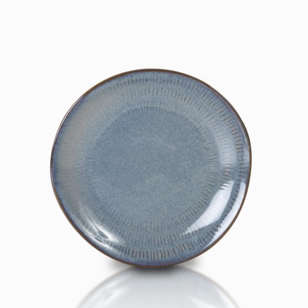 Plato mediano pacific azul claro 20.5 cm set x 4