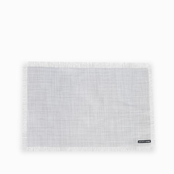 Individual desflecado blanco