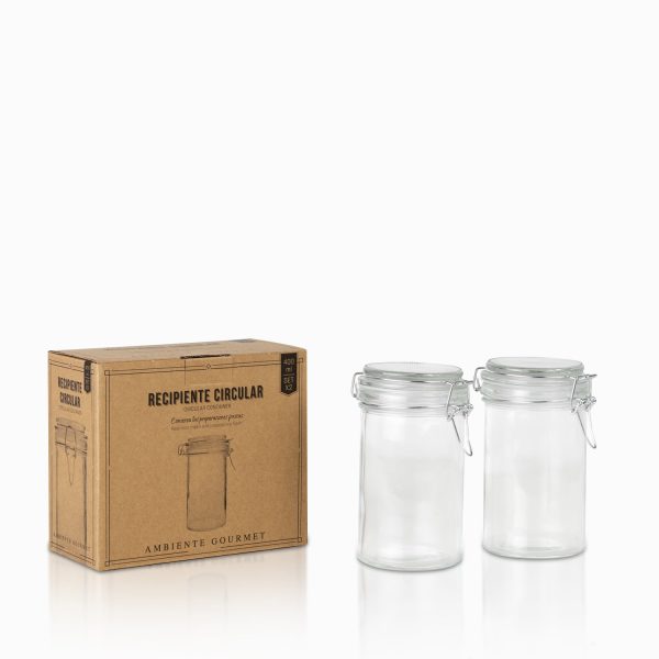 Recip. circular 400 ml set x 2