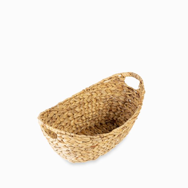 Canasta oval jacinto de agua 17x55x32cm - Imagen 2