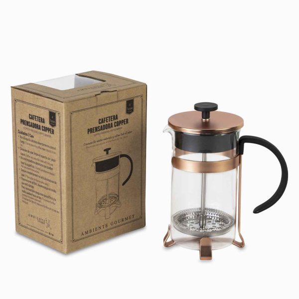 Cafetera prensadora 4 tazas copper - Imagen 2