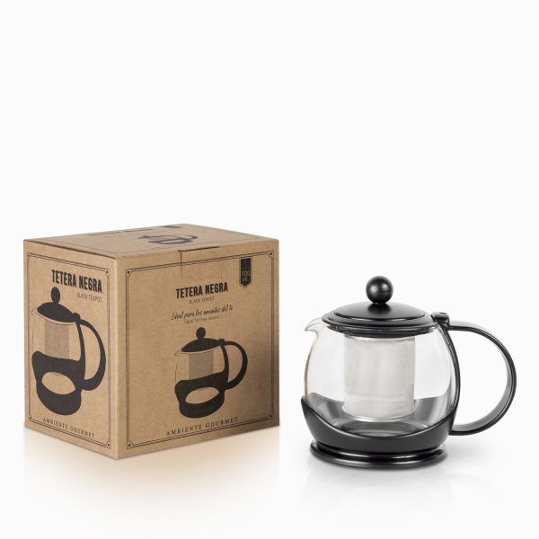 Tetera negra 700ml - Imagen 2