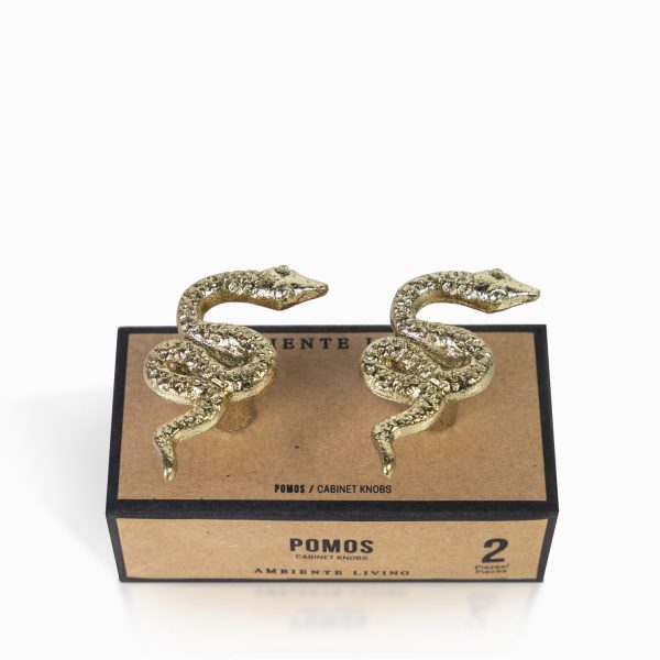 Pomo serpiente set x 2