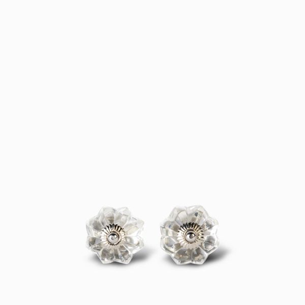 Pomo vidrio-metal set x 2 - Imagen 2
